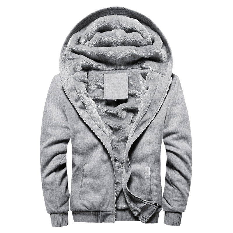 Wholesale Men's Fleece Hoodies Casual Solid Color Camouflage Long Sleeve Men's Hoodies - view 4