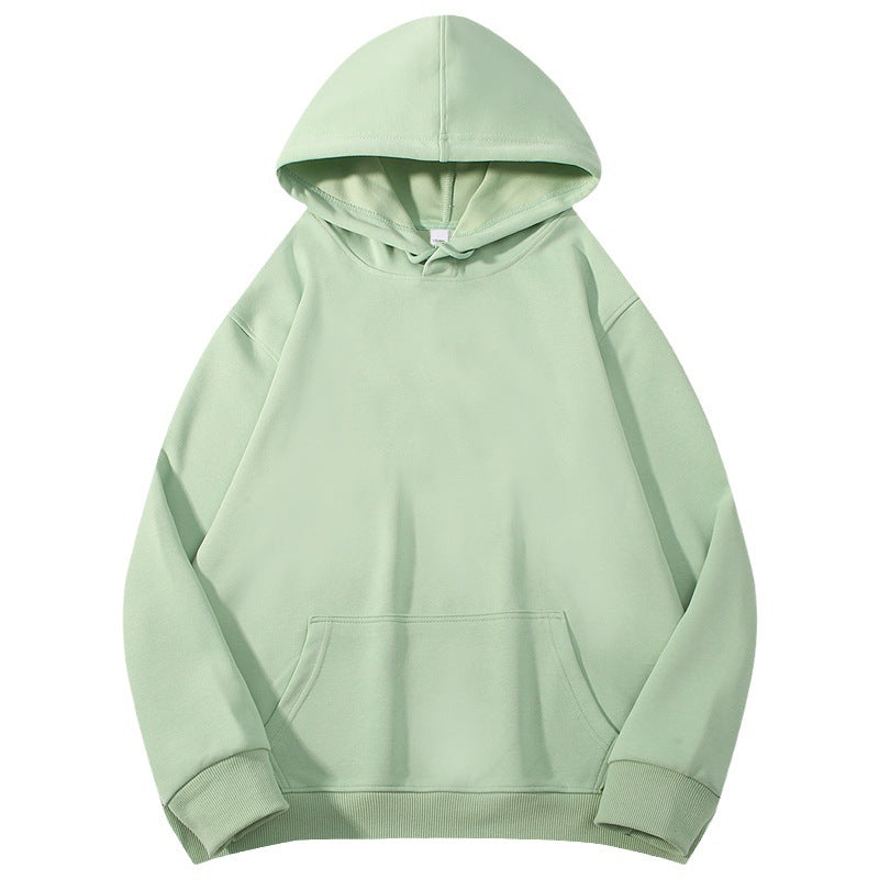 Women's Men's Hoodie Long Sleeve Unisex Hoodies Pocket Simple Style Solid Color - view 4