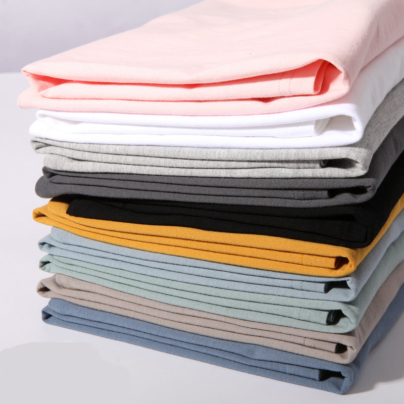 Men's T-shirt Short Sleeve T-shirts Casual Solid Color - view 2