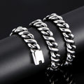 Basic Streetwear Geometric Titanium Steel Men's Necklace - front view