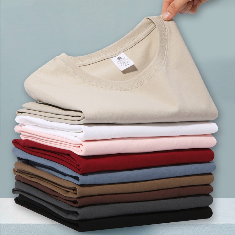 Men's T-shirt Short Sleeve T-shirts Casual Solid Color - view 2