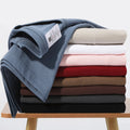 Men's T-shirt Short Sleeve T-shirts Casual Solid Color - front view