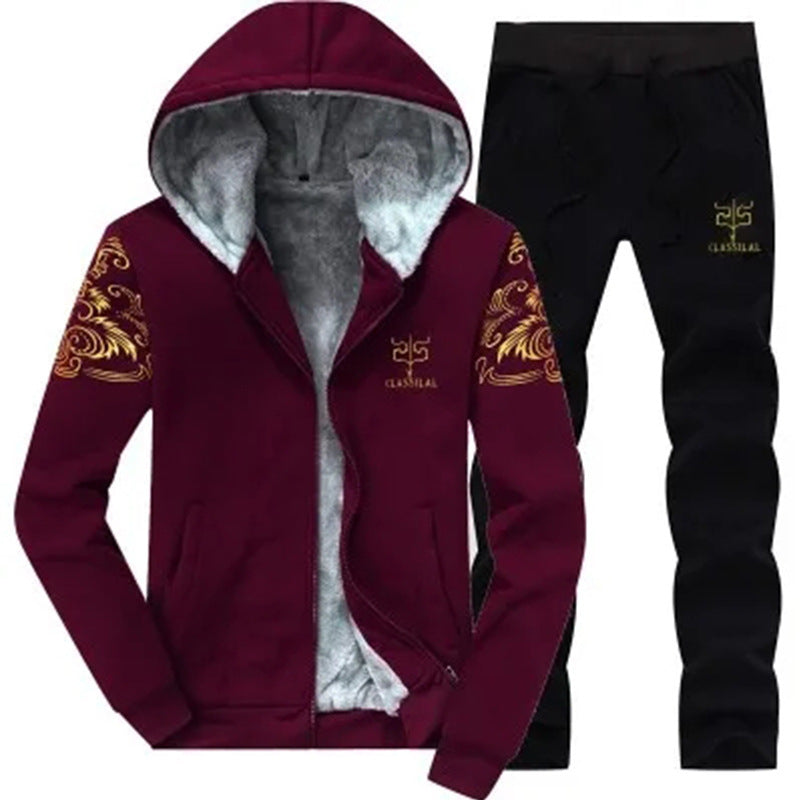 Men's Hoodies Long Sleeve Simple Style Printing - view 5