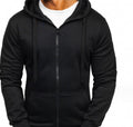 Men's Hoodies Long Sleeve Casual Solid Color - front view