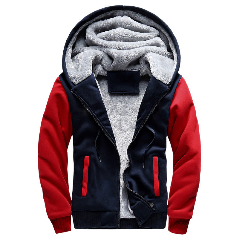 Wholesale Men's Fleece Hoodies Casual Solid Color Camouflage Long Sleeve Men's Hoodies - view 2