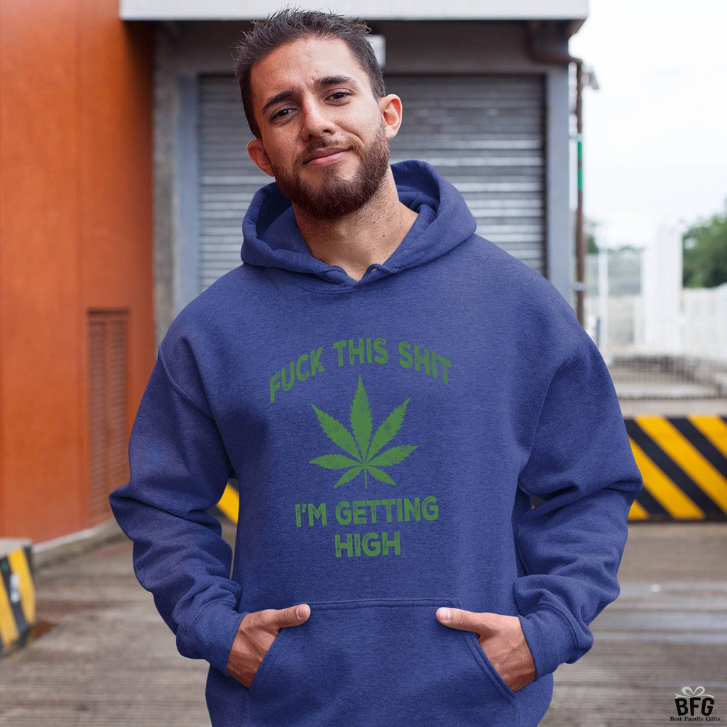Wholesale Men's Casual Leaf Letter Long Sleeve Printing Men's Hoodies - view 3