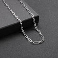 Casual Streetwear Geometric Titanium Steel Men's Necklace - front view