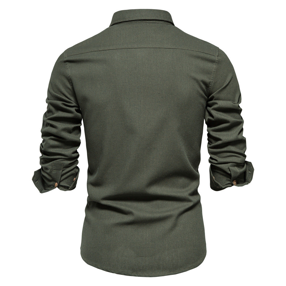 Men's Hoodies Long Sleeve Simple Style Solid Color - view 5