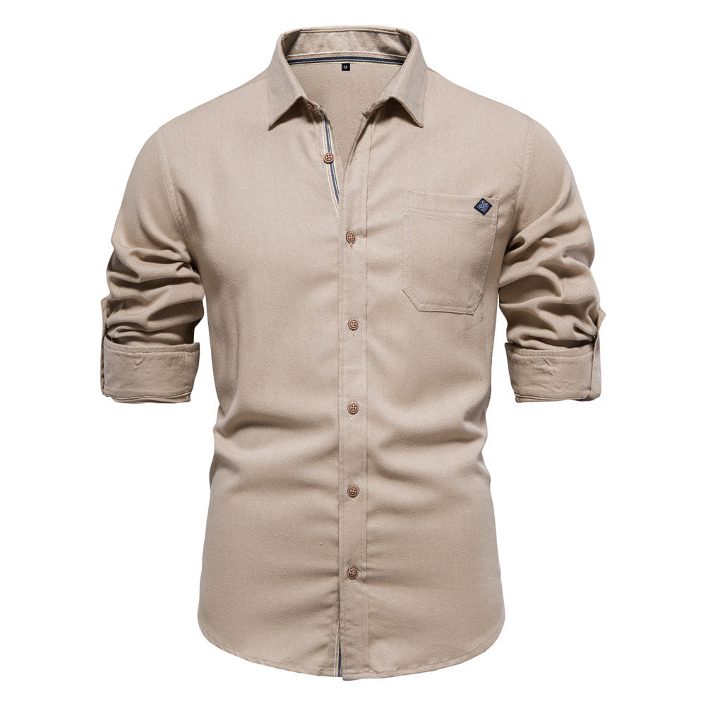 Men's Hoodies Long Sleeve Simple Style Solid Color - view 4