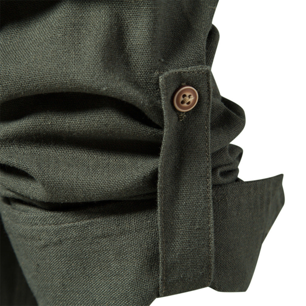 Men's Hoodies Long Sleeve Simple Style Solid Color - view 2