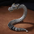 Retro Dragon Copper Men's Bracelets Men's Chain Bracelets - front view