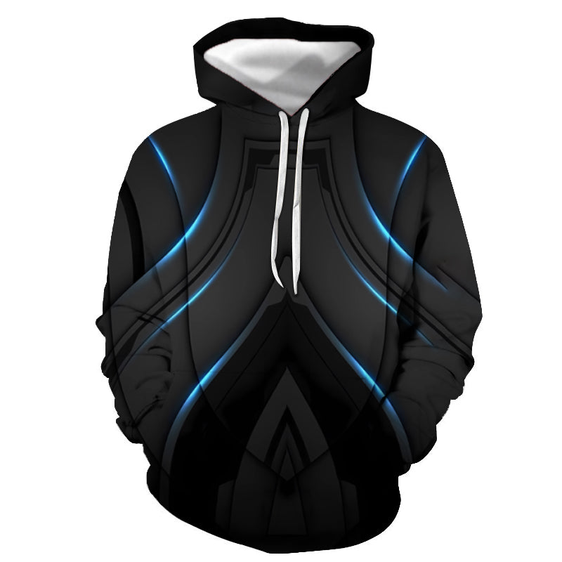 Wholesale Men's Casual Printing Colorful Long Sleeve 3D Print Men's Hoodies - view 2