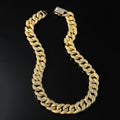 Hip-hop Chain Alloy Plating Men's Necklace - front view