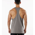 Wholesale Men's Basic Solid Color Sleeveless Men's T-shirt - front view