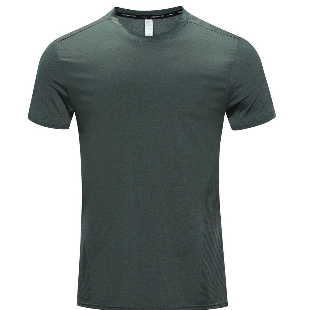 Wholesale Men's Sports Solid Color Men's T-shirt - view 3