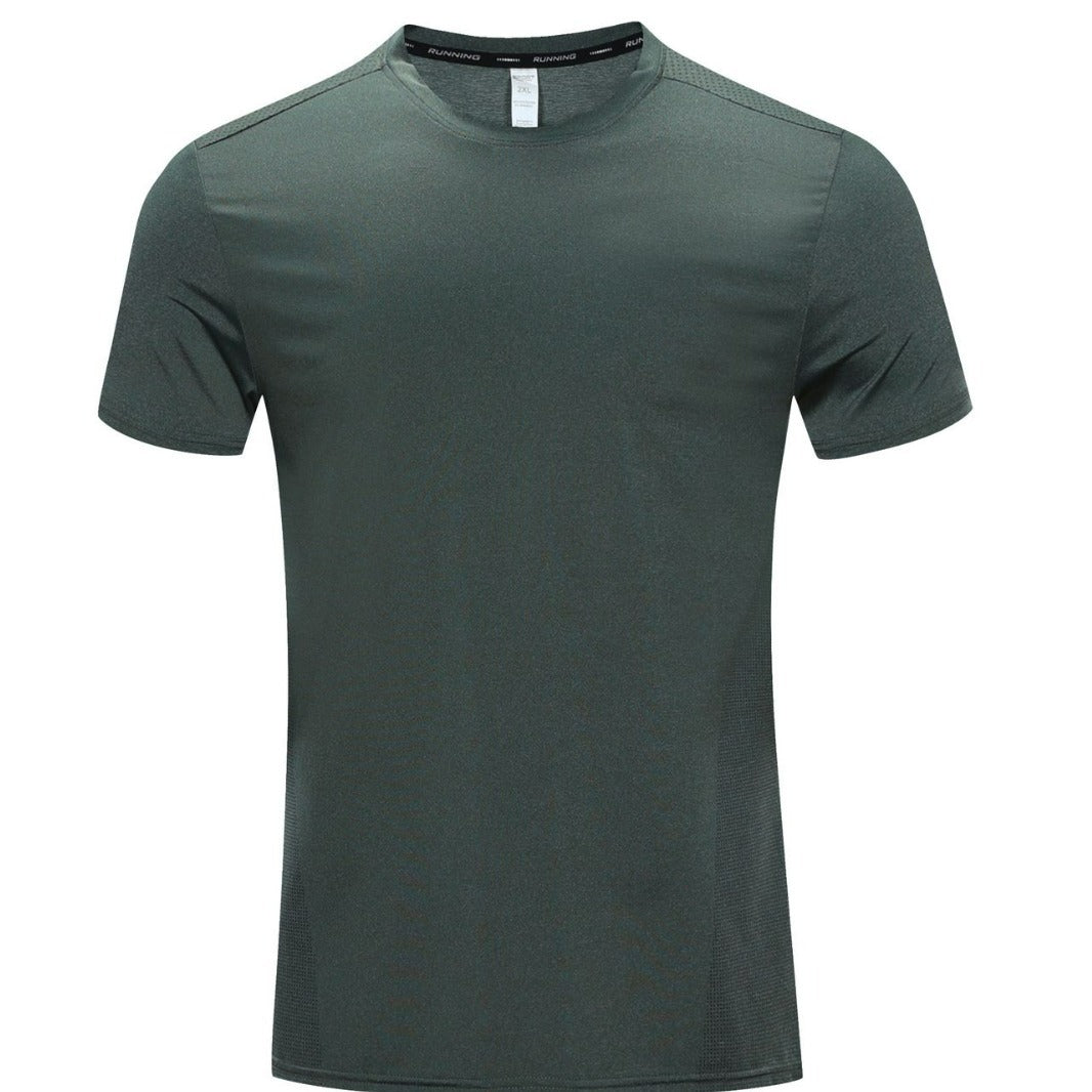 Wholesale Men's Sports Solid Color Men's T-shirt - view 3