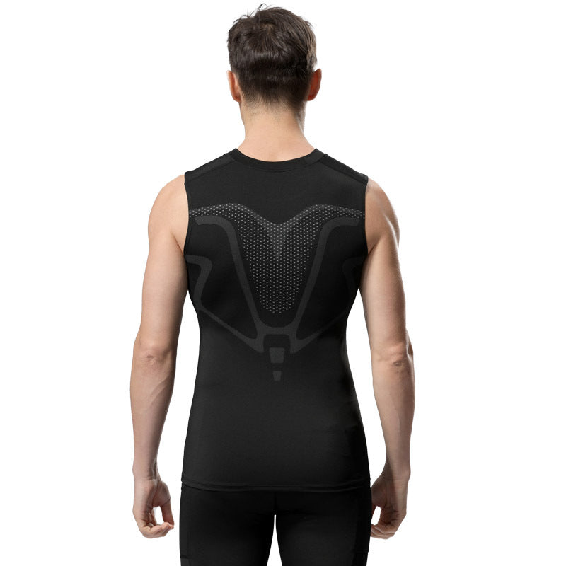 Wholesale Men's Casual Sports Solid Color Men's T-shirt - view 3