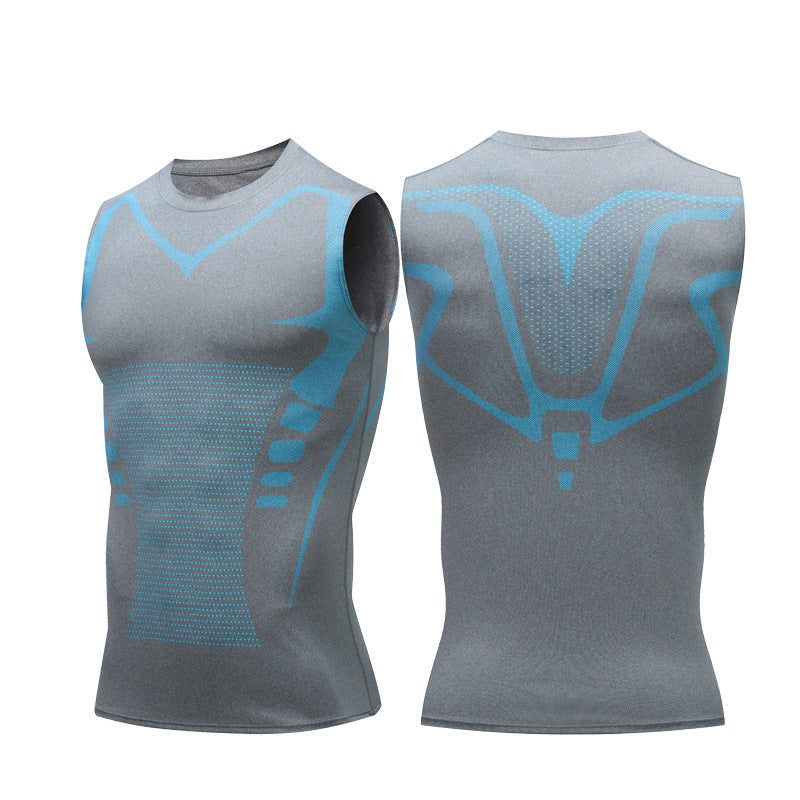 Wholesale Men's Casual Sports Solid Color Men's T-shirt - view 4