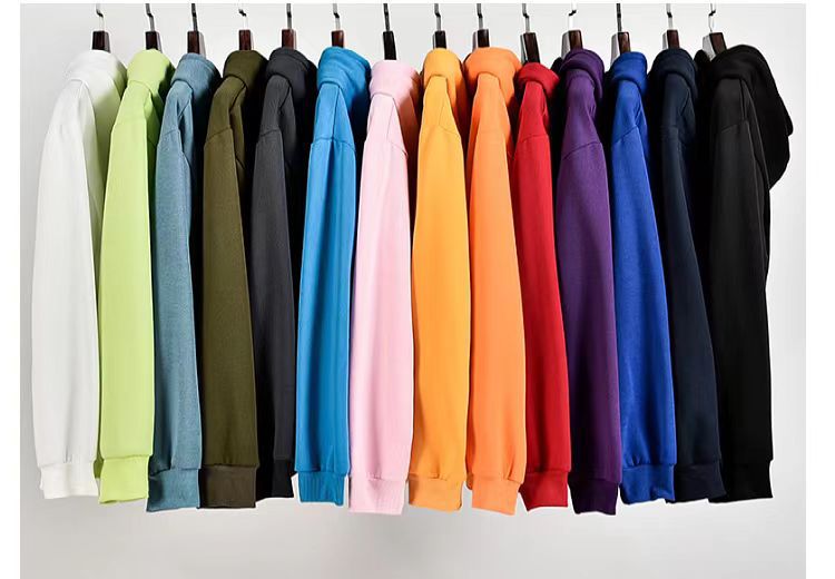 Wholesale Men'S Preppy Style Solid Color Long Sleeve Men's Hoodies - front view
