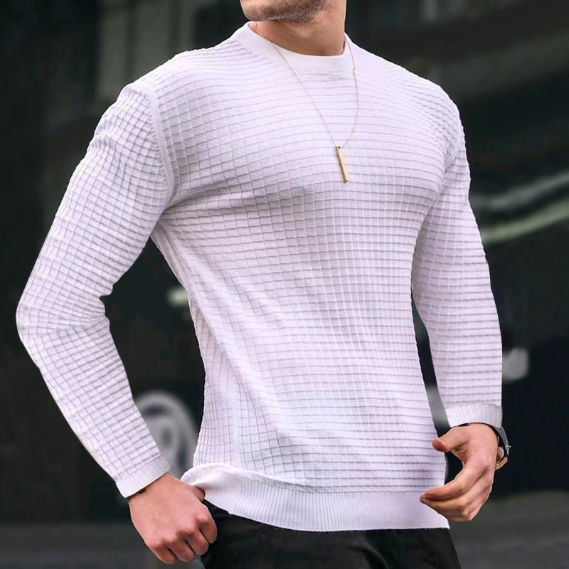Wholesale Men's Simple Style Solid Color Long Sleeve Men's Hoodies - view 4