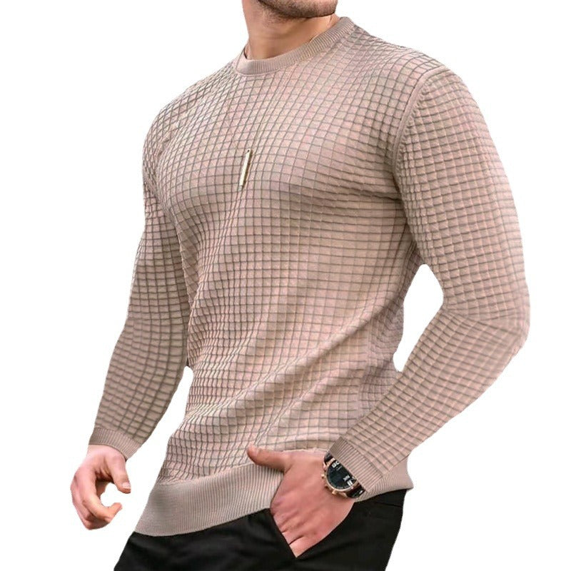 Wholesale Men's Simple Style Solid Color Long Sleeve Men's Hoodies - view 5