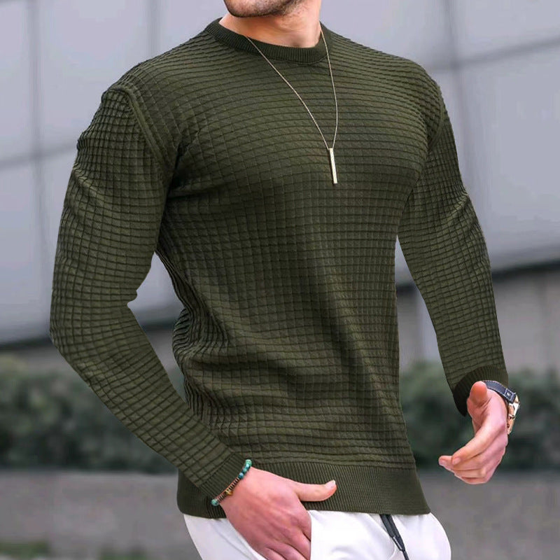Wholesale Men's Simple Style Solid Color Long Sleeve Men's Hoodies - view 2