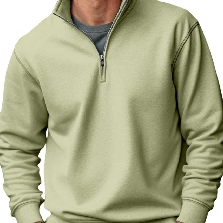 Wholesale Men's Casual Solid Color Long Sleeve Men's Hoodies - view 2