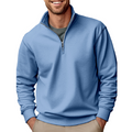 Wholesale Men's Casual Solid Color Long Sleeve Men's Hoodies - front view