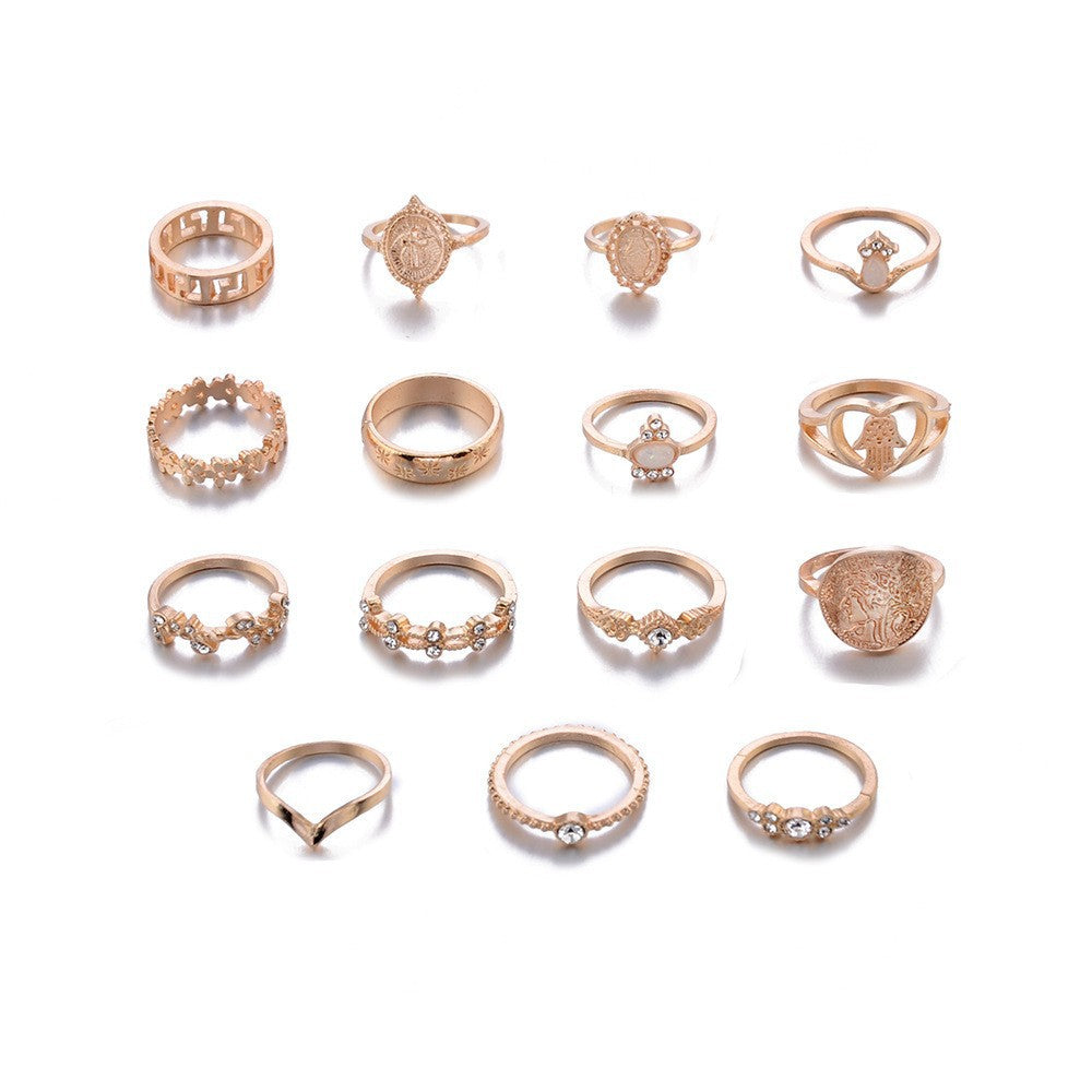Hot Sale   Bohemian Ring Vintage Ring Women's Ring Simple Style Factory Ring Wholesale - view 2
