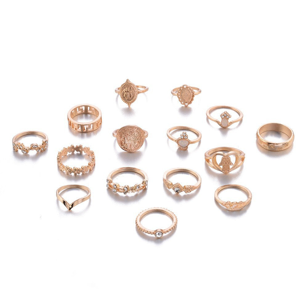 Hot Sale   Bohemian Ring Vintage Ring Women's Ring Simple Style Factory Ring Wholesale - view 4