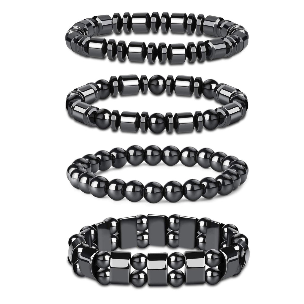 Bracelet Magnet Yoga Beaded Elastic Bracelet Wholesale  Hot Selling Bracelet Female Bracelet Male Black Gall Stone Jewelry - view 4