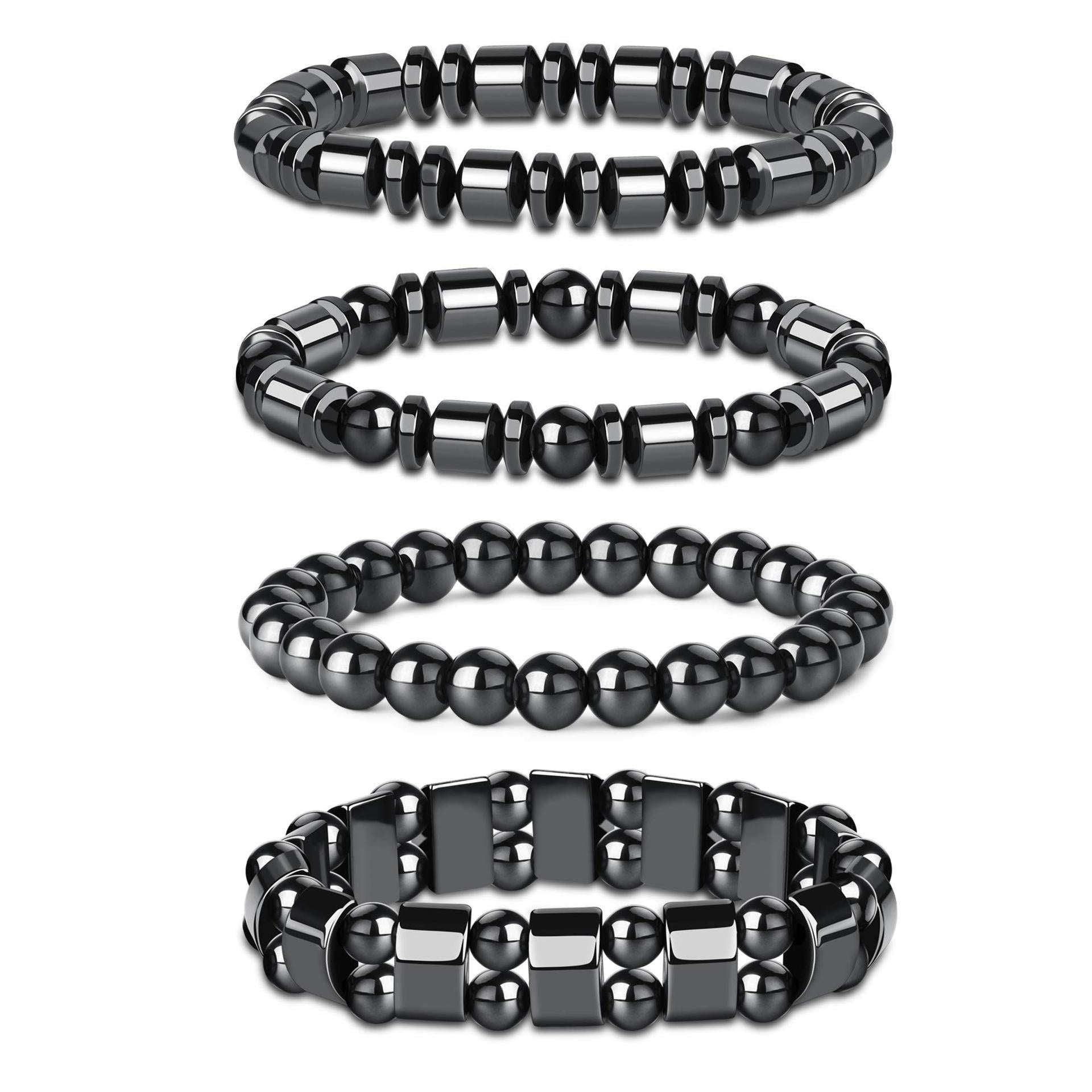 Bracelet Magnet Yoga Beaded Elastic Bracelet Wholesale  Hot Selling Bracelet Female Bracelet Male Black Gall Stone Jewelry - view 4