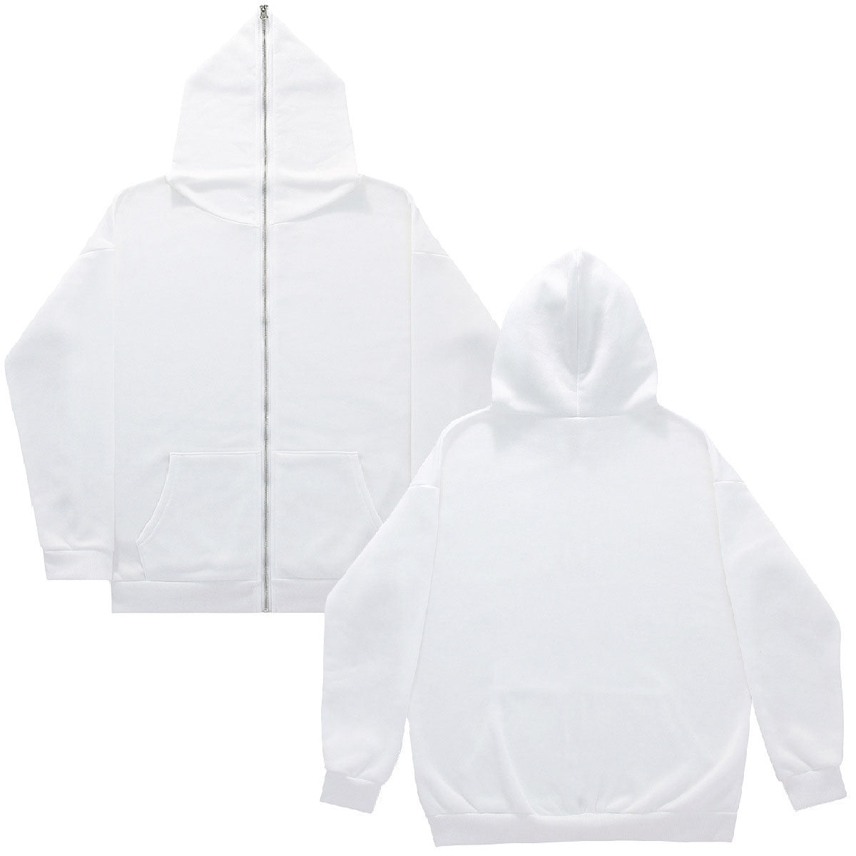 Wholesale Men's Casual Solid Color Long Sleeve Men's Hoodies - front view