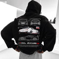 Wholesale Men's Casual Streetwear Letter Car Long Sleeve Men's Hoodies - front view