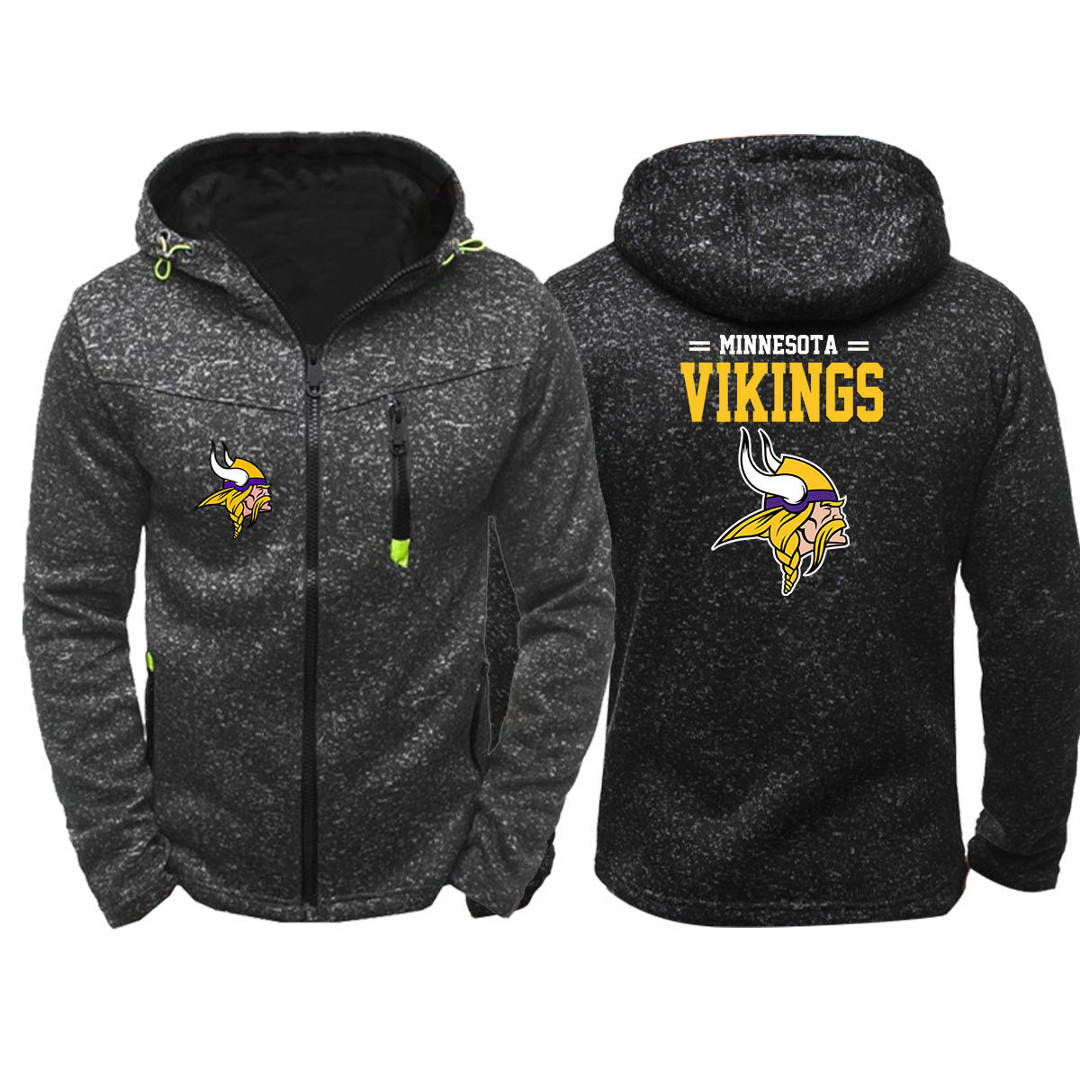 Wholesale Men's Casual Letter Long Sleeve Printing Men's Hoodies - front view