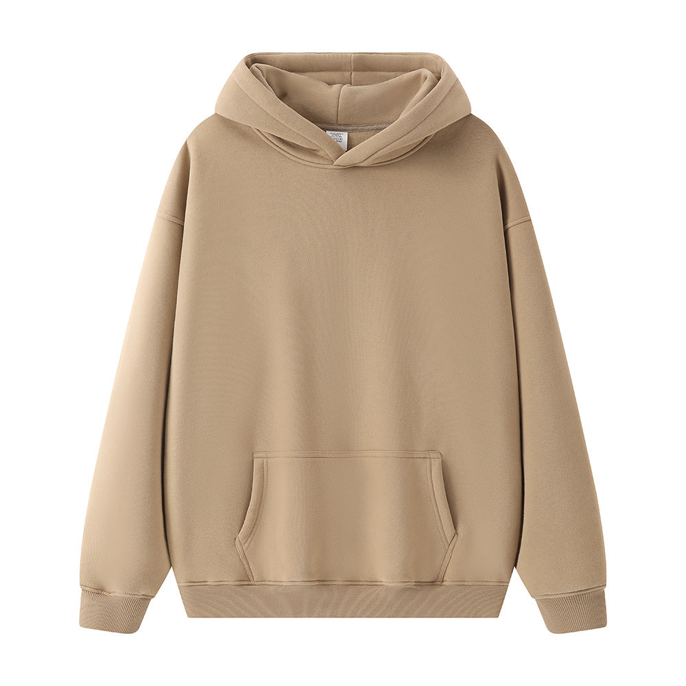 Wholesale Men's Casual Preppy Style Simple Style Solid Color Long Sleeve Men's Hoodies - view 4
