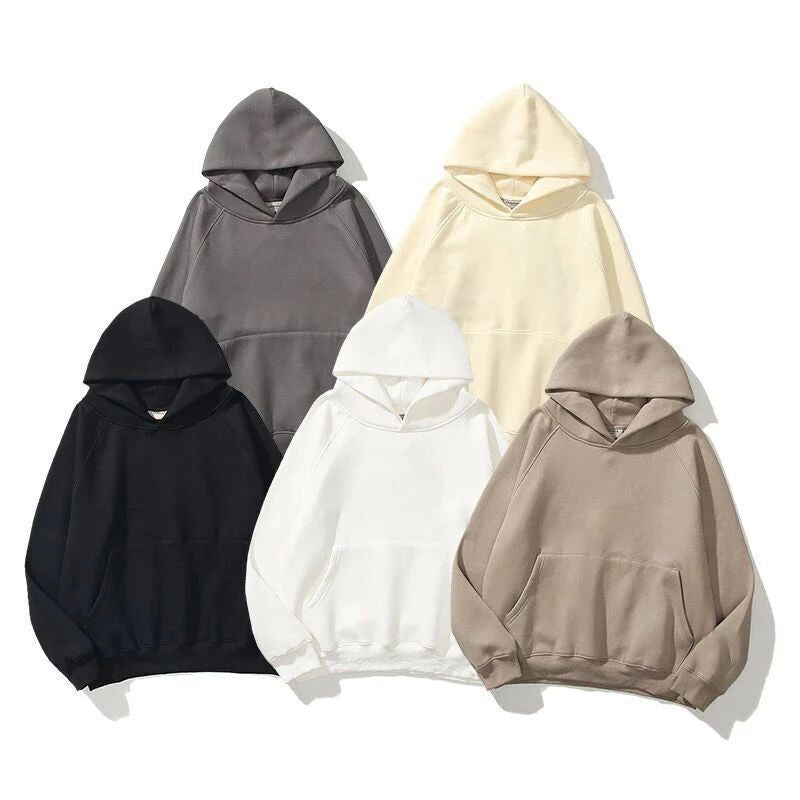 Men's Sports Solid Color Long Sleeve Men's Hoodies - front view
