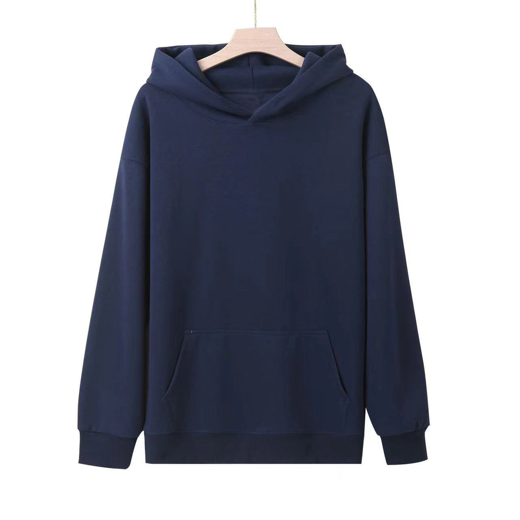 Wholesale Men's Basic Solid Color Long Sleeve Men's Hoodies - view 5