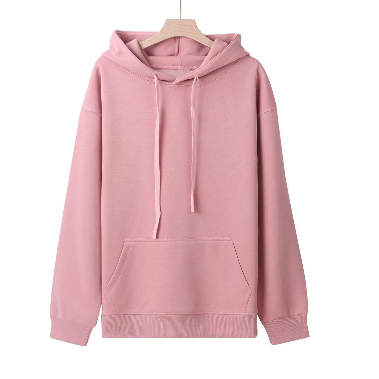 Wholesale Men's Basic Solid Color Long Sleeve Men's Hoodies - view 6