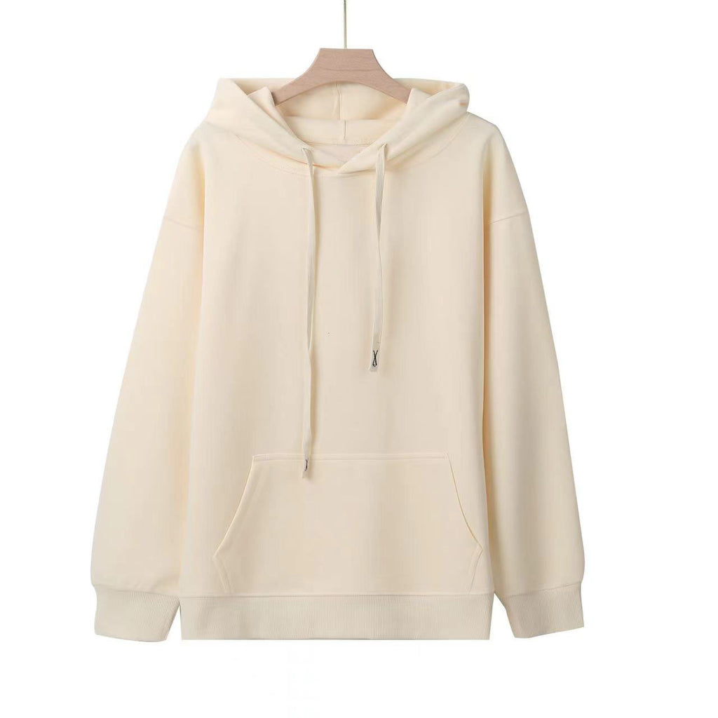 Wholesale Men's Basic Solid Color Long Sleeve Men's Hoodies - view 4