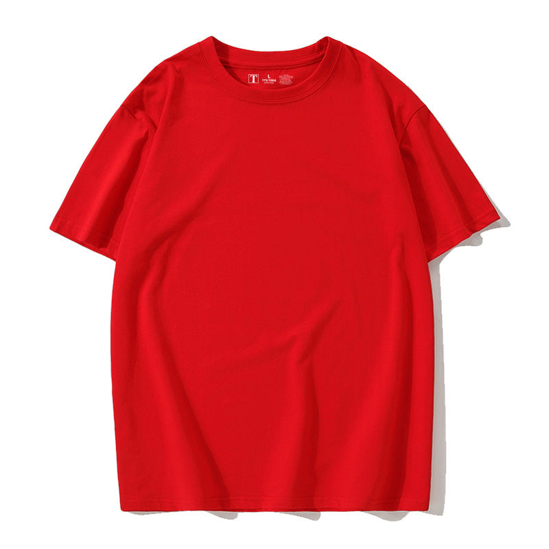 Wholesale Men's Casual Solid Color Short Sleeve Men's T-shirt - view 5
