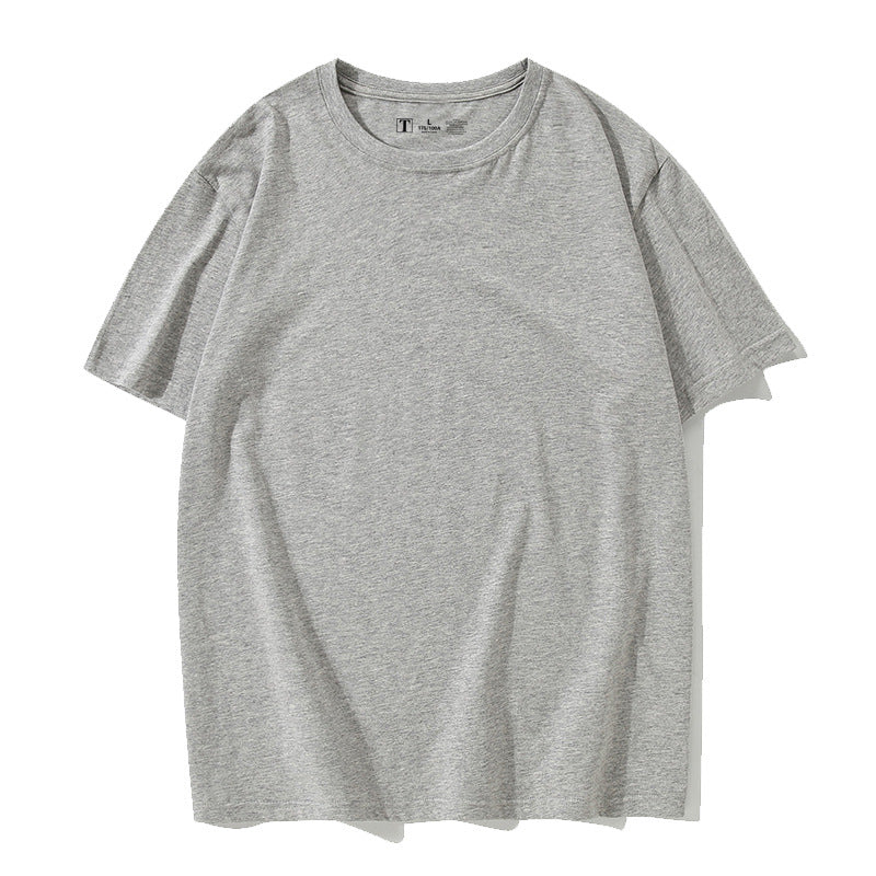 Wholesale Men's Casual Solid Color Short Sleeve Men's T-shirt - view 6