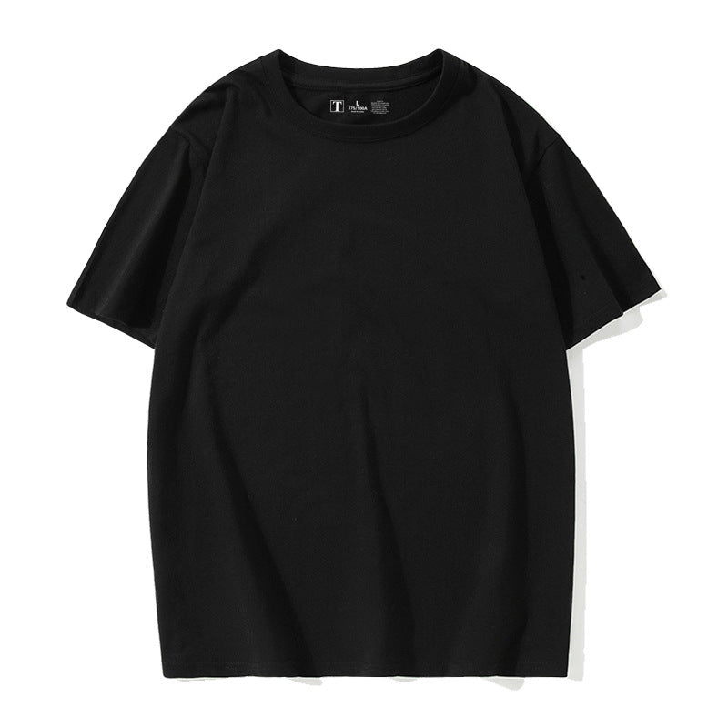 Wholesale Men's Casual Solid Color Short Sleeve Men's T-shirt - view 4