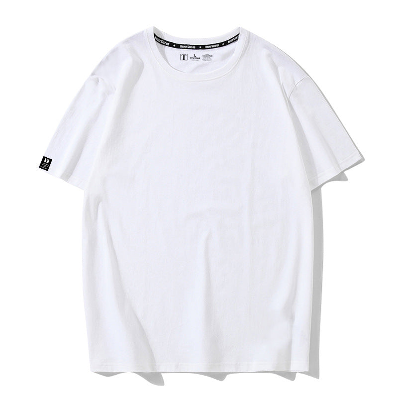 Wholesale Men's Simple Style Solid Color Short Sleeve Men's T-shirt - view 4