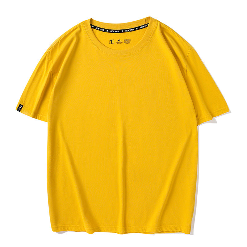 Wholesale Men's Simple Style Solid Color Short Sleeve Men's T-shirt - view 6