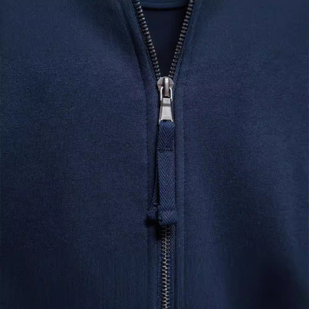 Wholesale Men's Elegant Streetwear Solid Color Long Sleeve Men's Hoodies - view 4