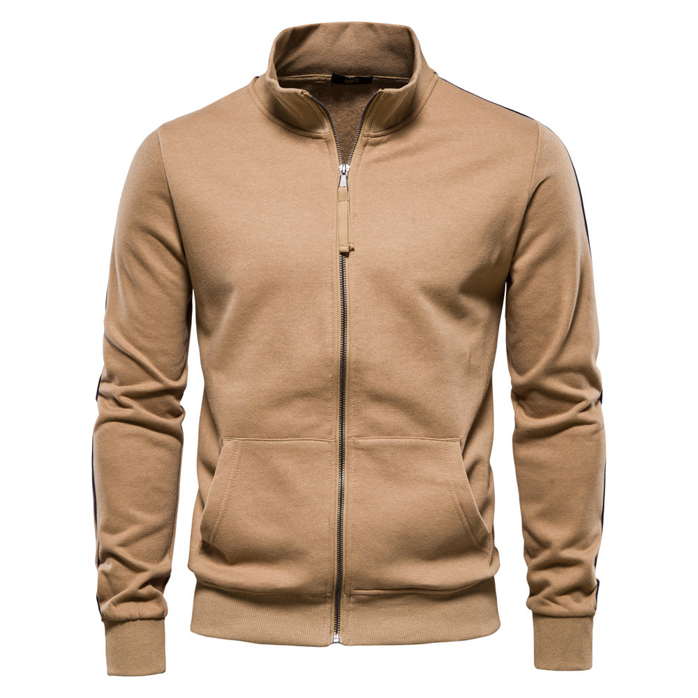Wholesale Men's Elegant Streetwear Solid Color Long Sleeve Men's Hoodies - view 5
