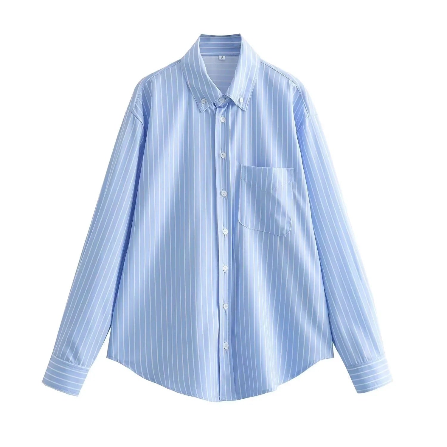 Wholesale Women's Elegant Stripe Long Sleeve Blouses - view 3