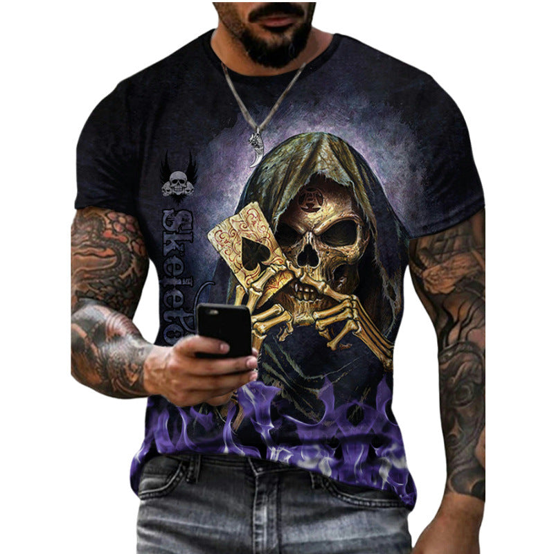 Wholesale Men's Simple Style Letter Short Sleeve Men's T-shirt - view 3