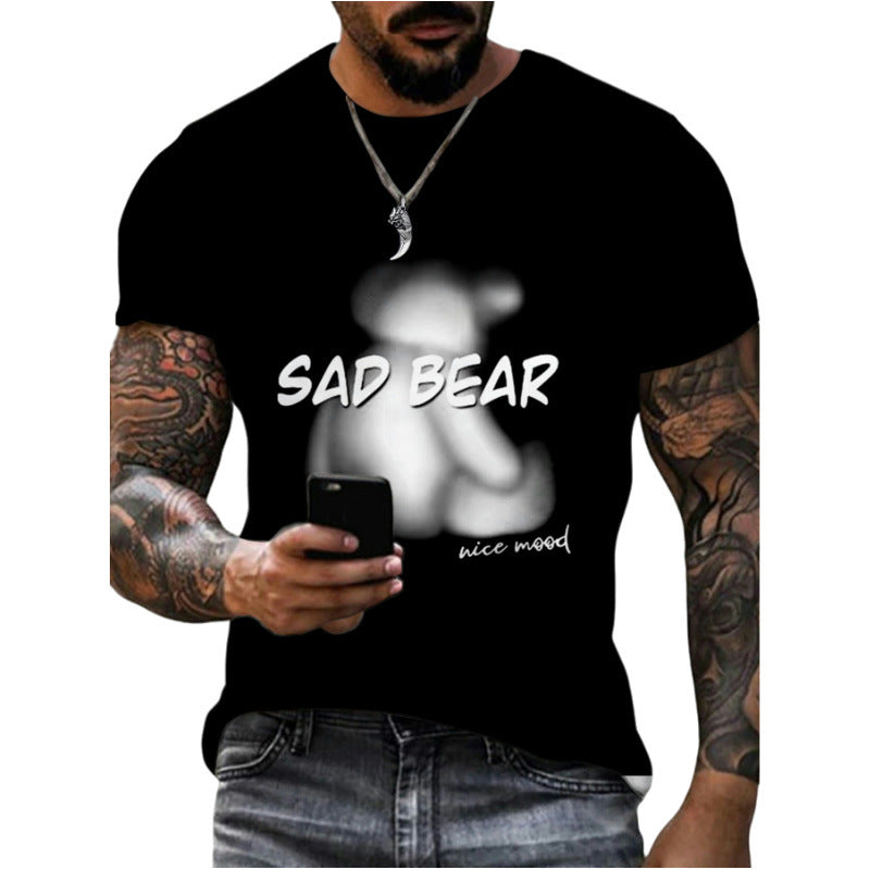 Wholesale Men's Simple Style Letter Short Sleeve Men's T-shirt - view 5